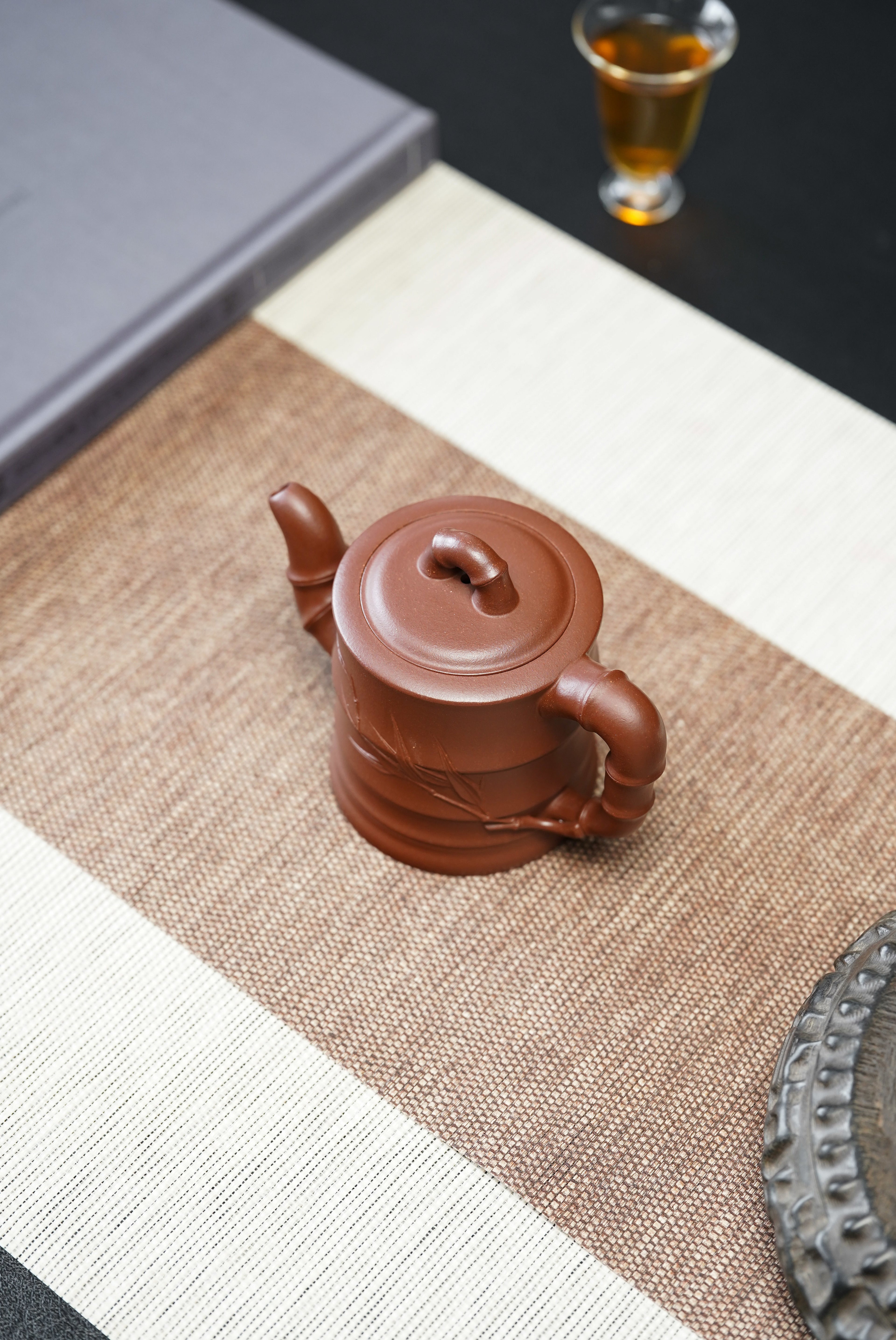 范泽锋嫡传·省大师邱爽紫砂潜力重器【节节高升壶】原矿优质底槽清·230cc