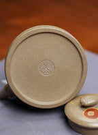 范泽锋高徒·省大师邱爽紫砂潜力重器【节节高升提梁壶】原矿优质蟹壳青段泥·180cc
