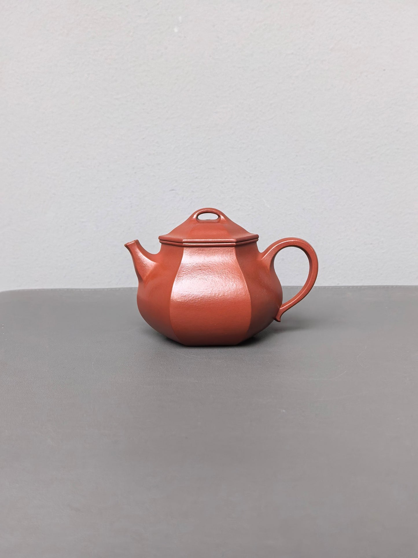 耿浩·方器臻藏 紫砂界80后扛鼎之作·著名方器巨匠臻品《六方灵珠壶》原矿极品大红袍 170cc