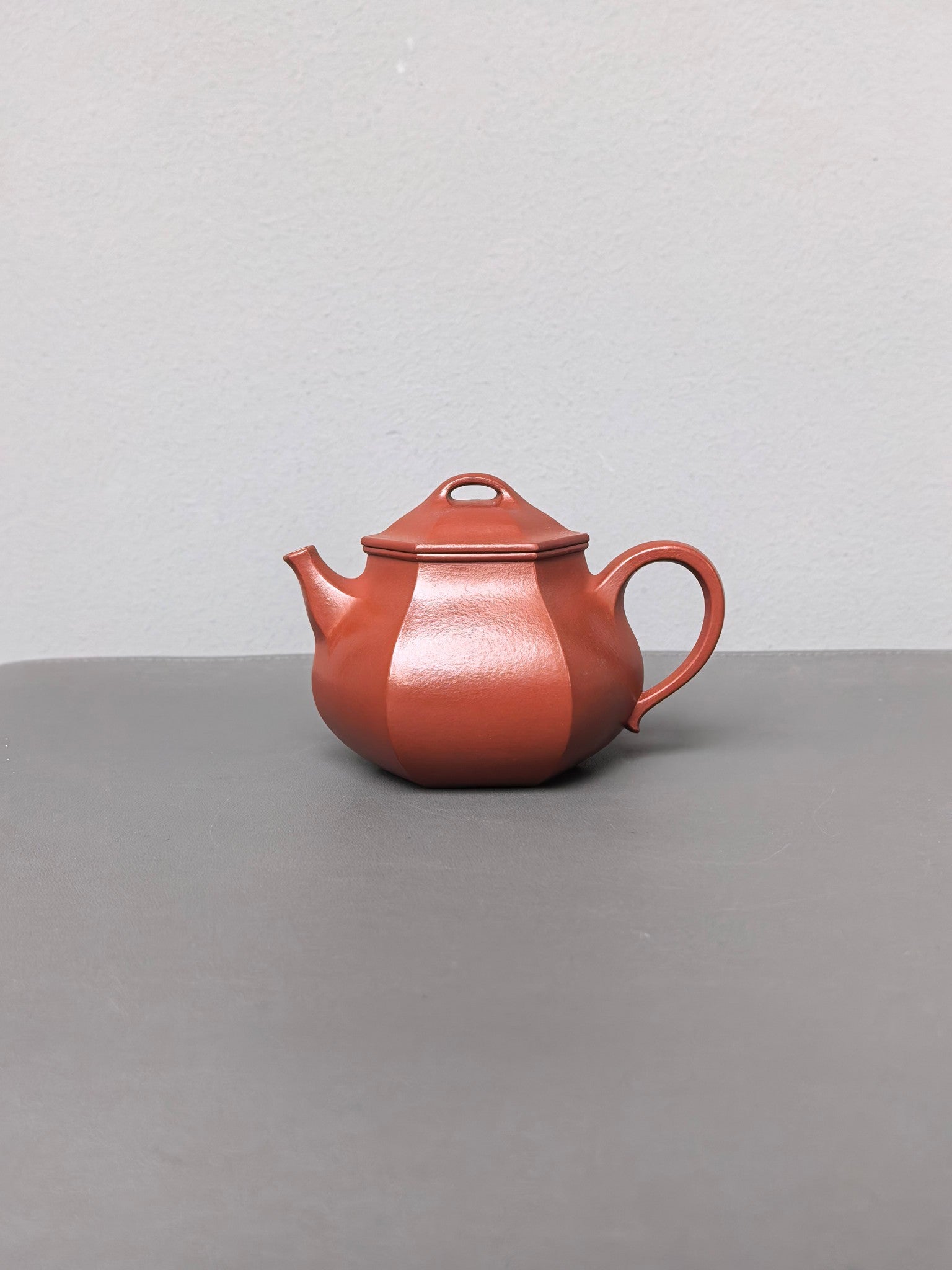 耿浩·方器臻藏 紫砂界80后扛鼎之作·著名方器巨匠臻品《六方灵珠壶》原矿极品大红袍 170cc