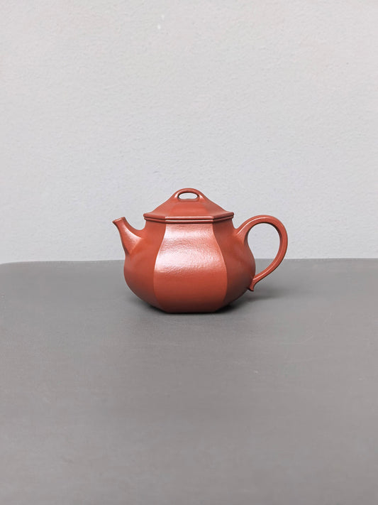 耿浩·方器臻藏 紫砂界80后扛鼎之作·著名方器巨匠臻品《六方灵珠壶》原矿极品大红袍 170cc