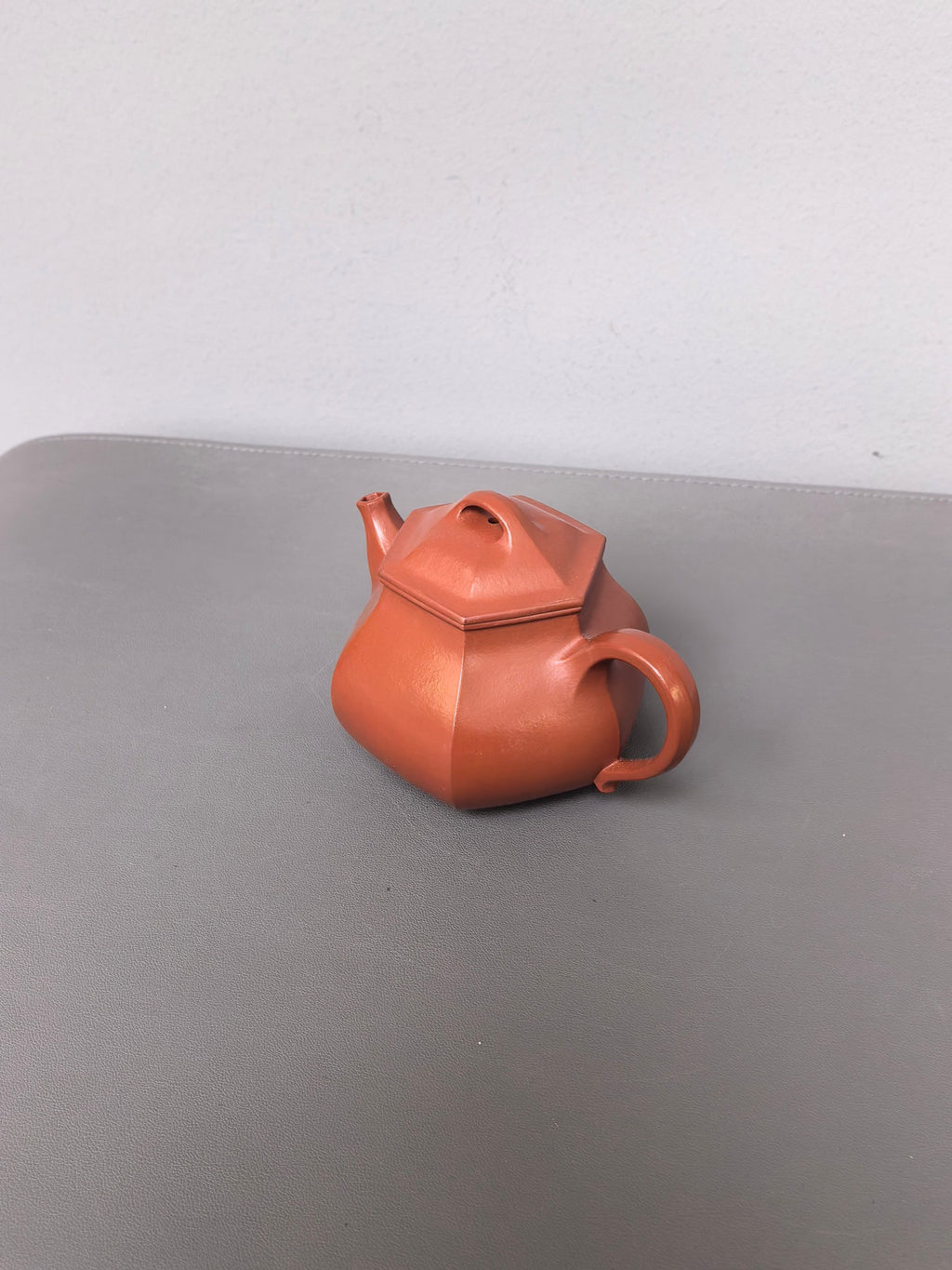 耿浩·方器臻藏 紫砂界80后扛鼎之作·著名方器巨匠臻品《六方灵珠壶》原矿极品大红袍 170cc