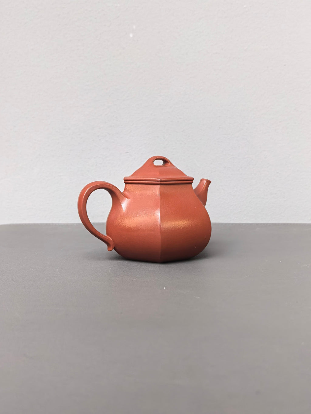 耿浩·方器臻藏 紫砂界80后扛鼎之作·著名方器巨匠臻品《六方灵珠壶》原矿极品大红袍 170cc