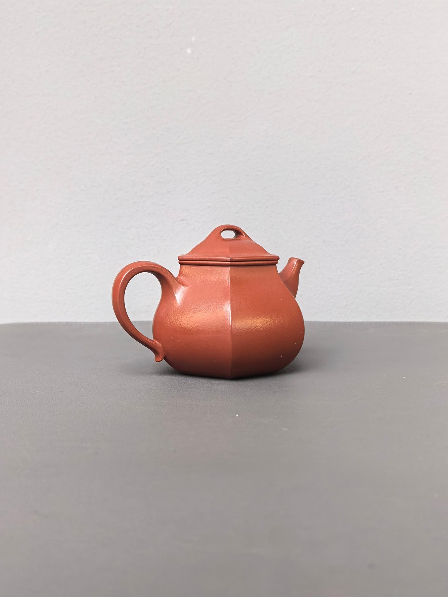 耿浩·方器臻藏 紫砂界80后扛鼎之作·著名方器巨匠臻品《六方灵珠壶》原矿极品大红袍 170cc