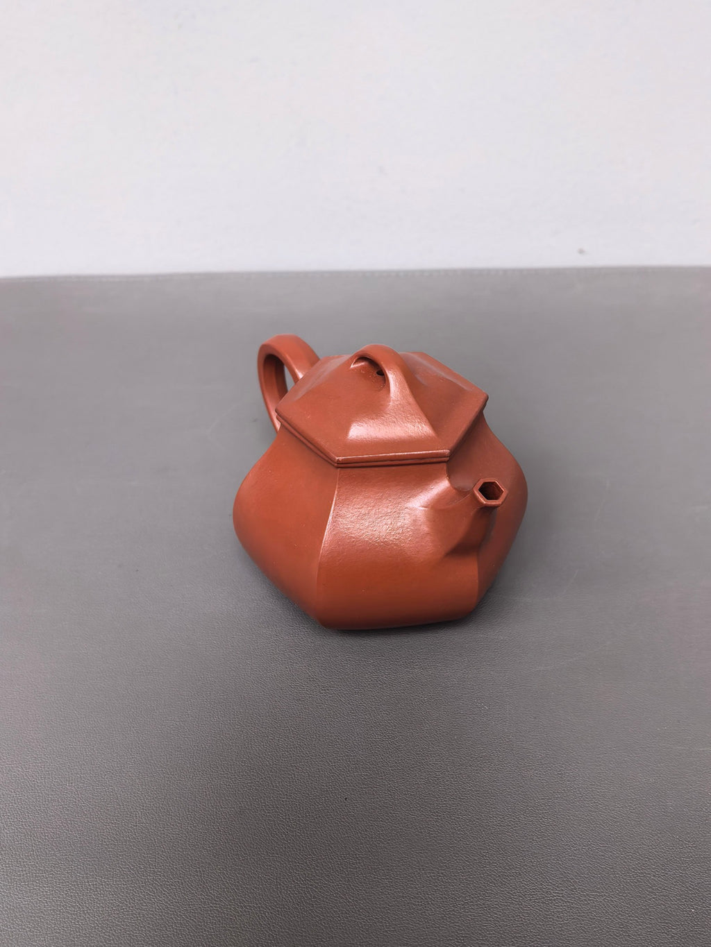 耿浩·方器臻藏 紫砂界80后扛鼎之作·著名方器巨匠臻品《六方灵珠壶》原矿极品大红袍 170cc