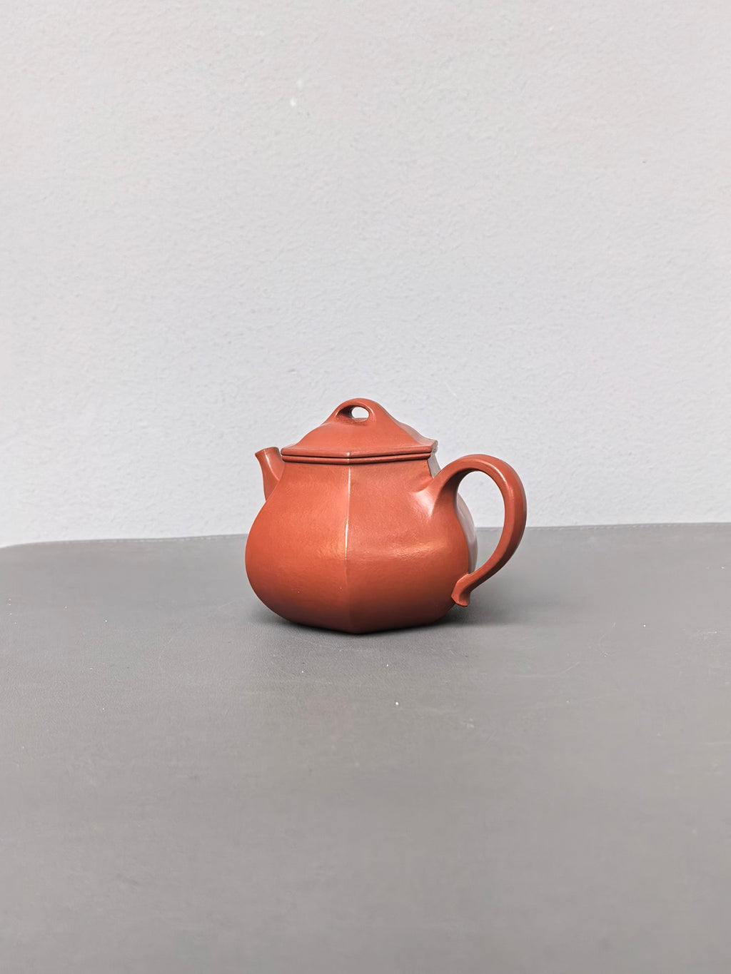 耿浩·方器臻藏 紫砂界80后扛鼎之作·著名方器巨匠臻品《六方灵珠壶》原矿极品大红袍 170cc