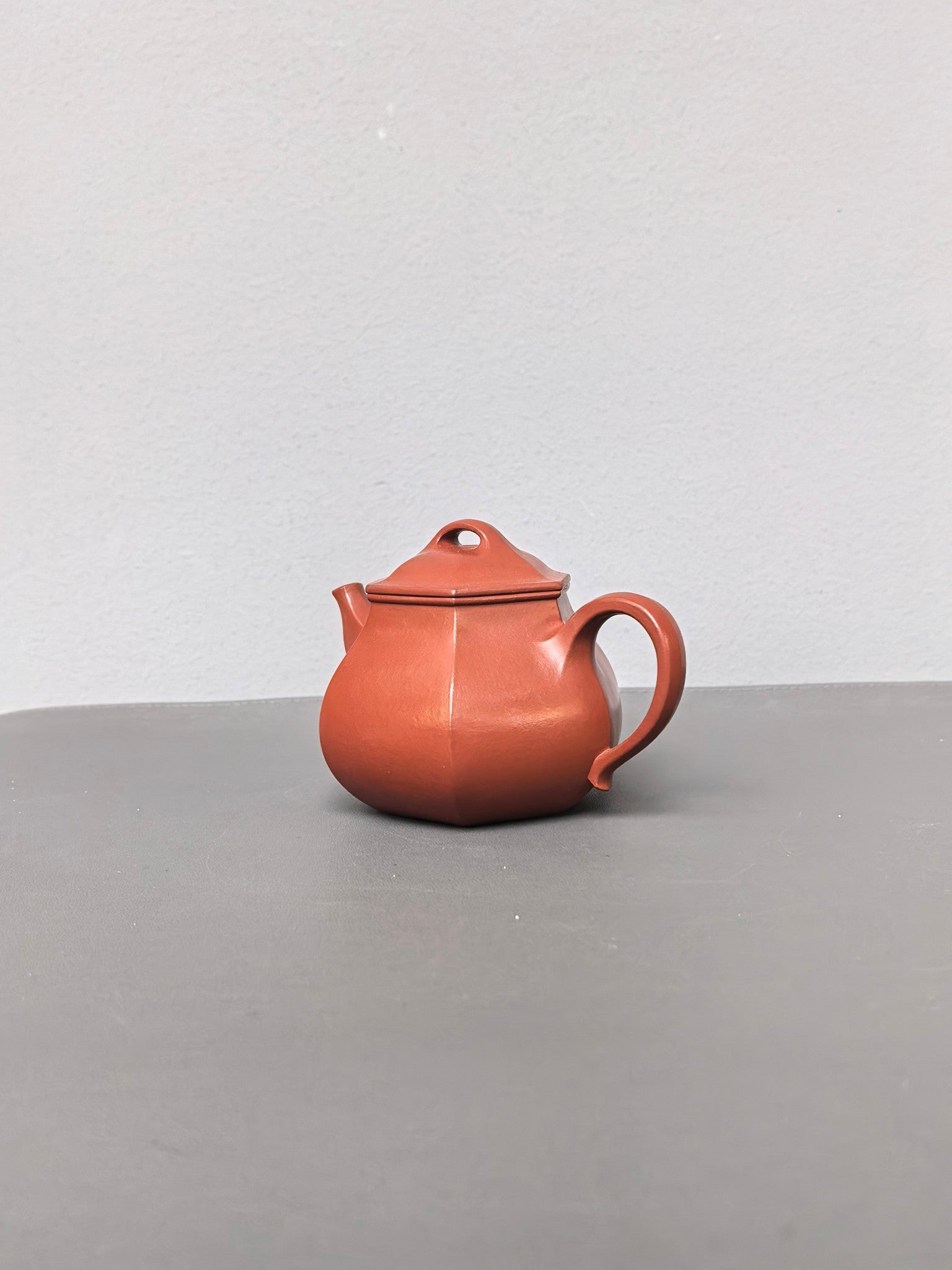 耿浩·方器臻藏 紫砂界80后扛鼎之作·著名方器巨匠臻品《六方灵珠壶》原矿极品大红袍 170cc