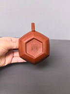 耿浩·方器臻藏 紫砂界80后扛鼎之作·著名方器巨匠臻品《六方灵珠壶》原矿极品大红袍 170cc
