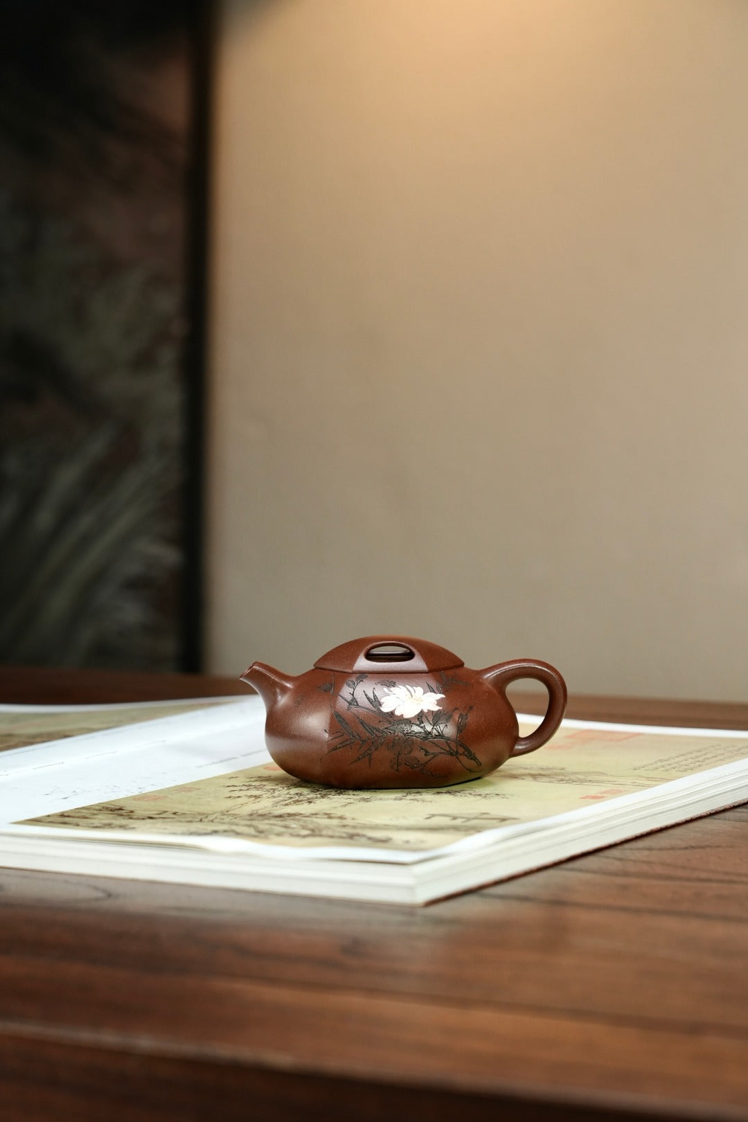 耿浩·方器臻藏 紫砂界80后扛鼎之作·著名方器巨匠臻品《六方牛盖壶》原矿极品羊角山紫泥·250cc