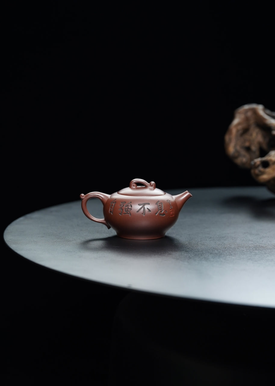 储立之大师 | 中国陶瓷艺术终身成就奖获得者重器【圆意壶】原矿优质特级紫泥 220cc