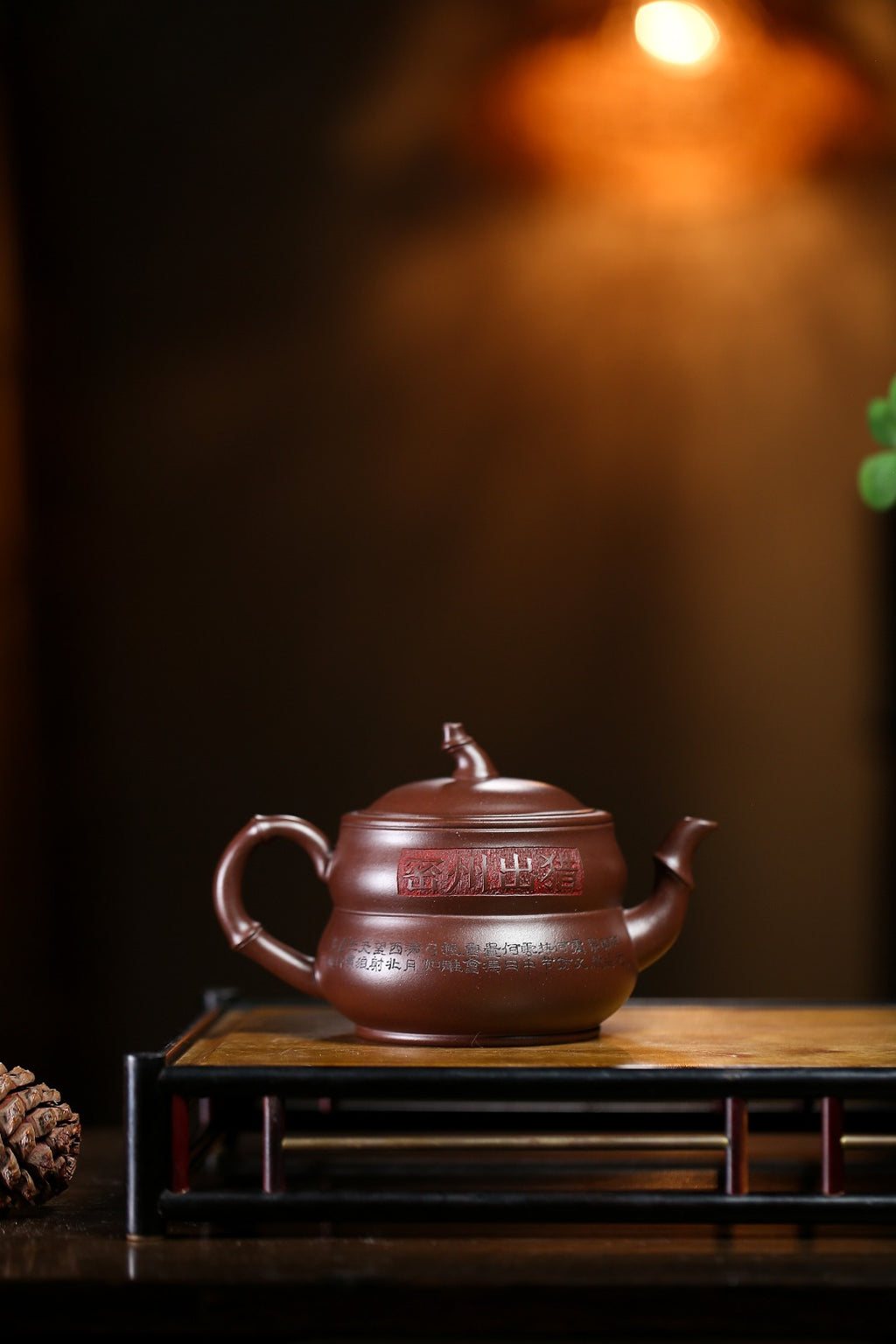 珍藏送礼级紫砂重器｜高级工艺美术师·许时娟 亲制【福禄壶】原矿优质老紫泥 250ccc