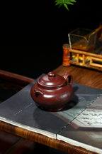 珍藏送礼级紫砂重器｜高级工艺美术师·许时娟 亲制【掇只壶】原矿优质老紫泥 350ccc
