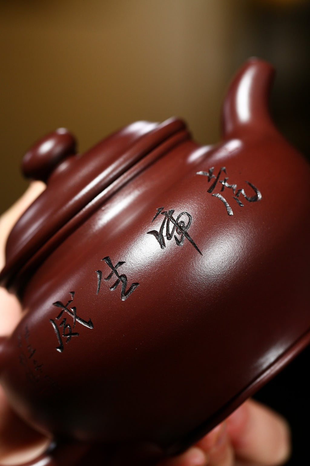珍藏送礼级紫砂重器｜高级工艺美术师·许时娟 亲制【掇只壶】原矿优质老紫泥 350ccc