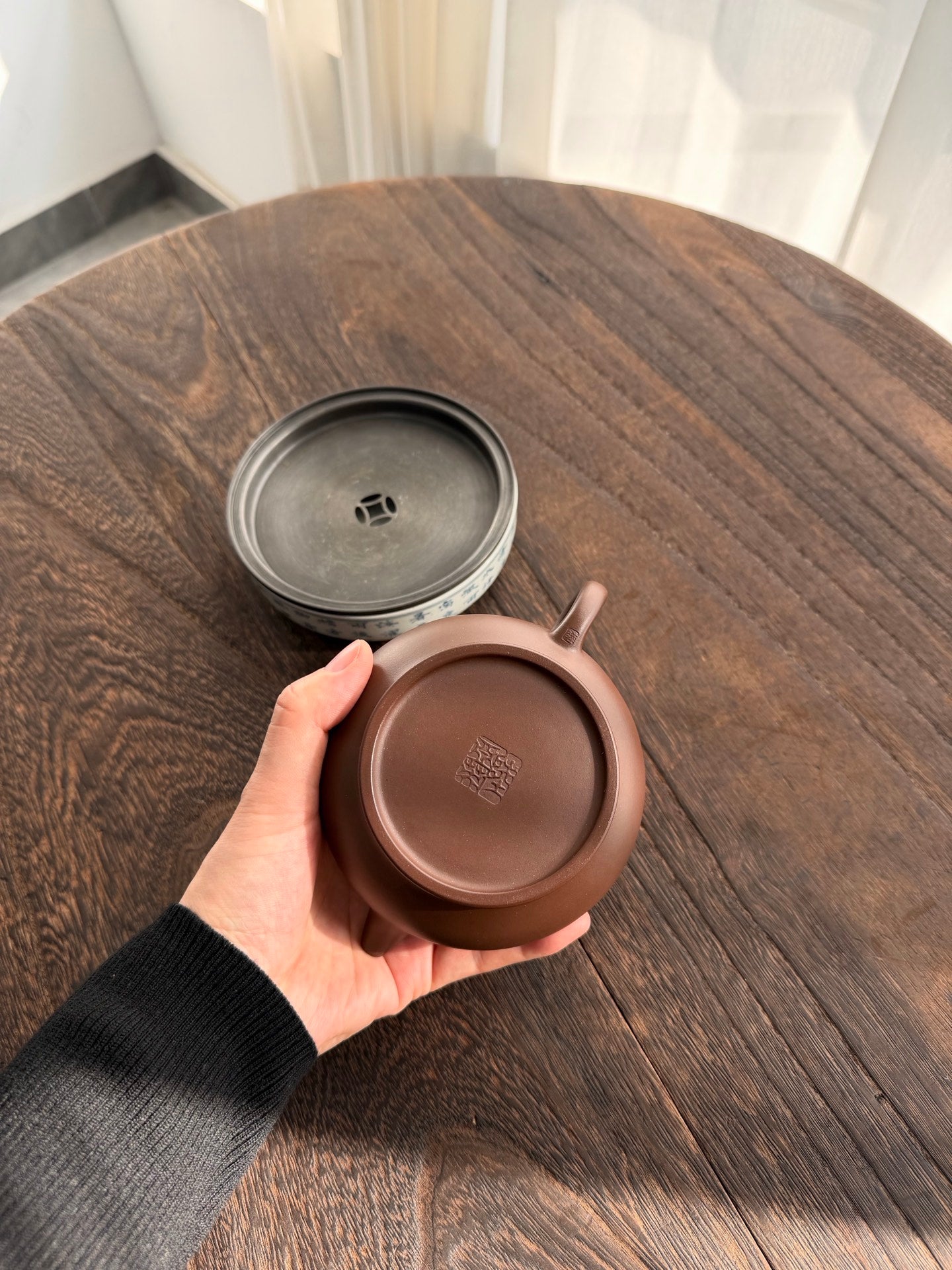 友明仿古·全手工·300cc 原矿极品老紫泥 正宗润泽
