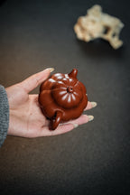 筋纹瓜趣·梵心玲珑·130cc 极品朱泥料 慕古润泽
