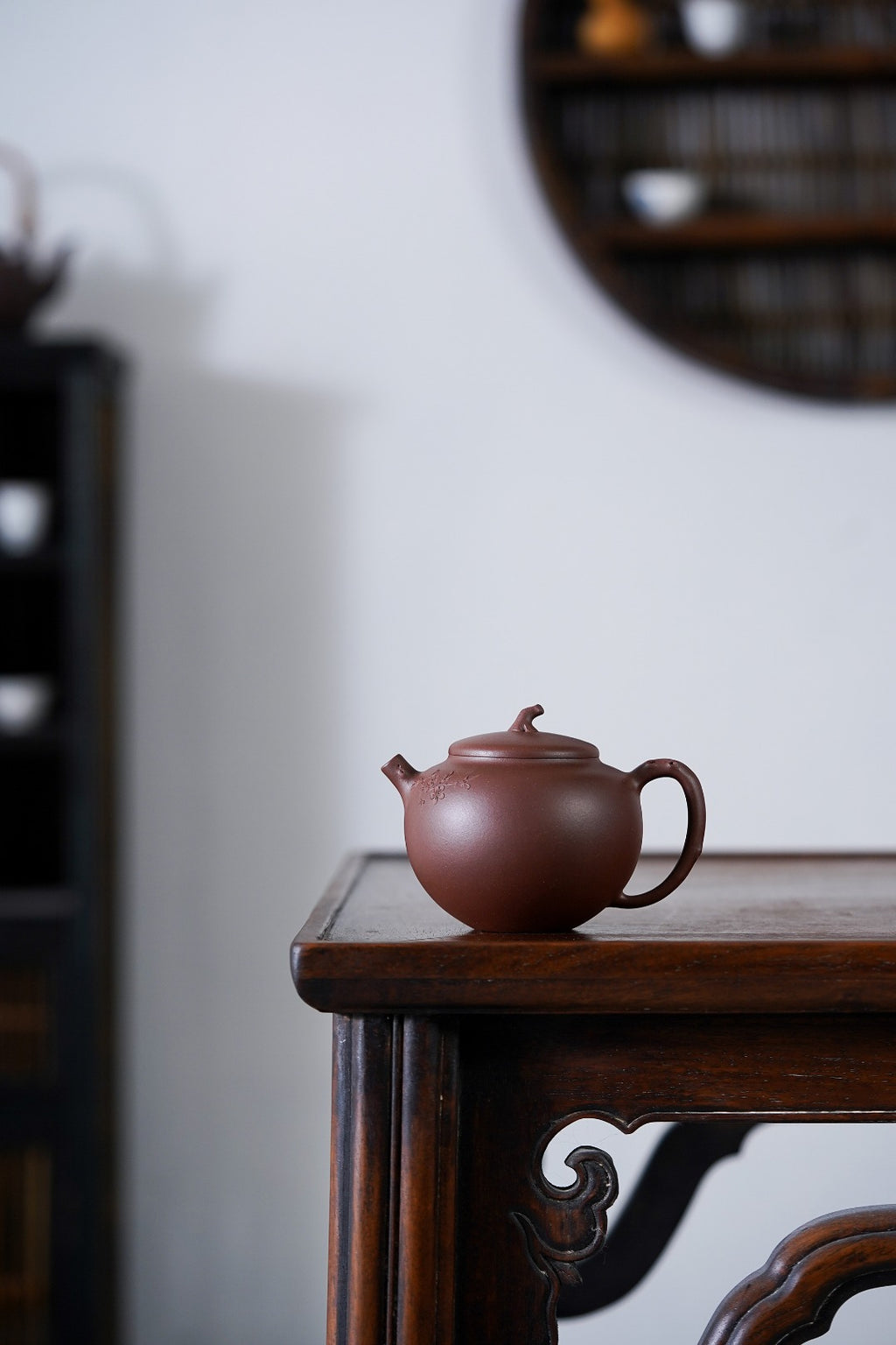 【圆梅】 泥料：原矿底槽清 容量：270cc 孔数：7孔