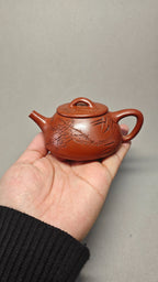【景舟石瓢】 制壶：陈老师（国家级工艺美术师） 泥料：原矿大红袍 容量：150cc