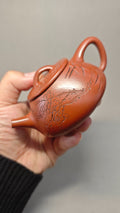 【景舟石瓢】 制壶：陈老师（国家级工艺美术师） 泥料：原矿大红袍 容量：150cc