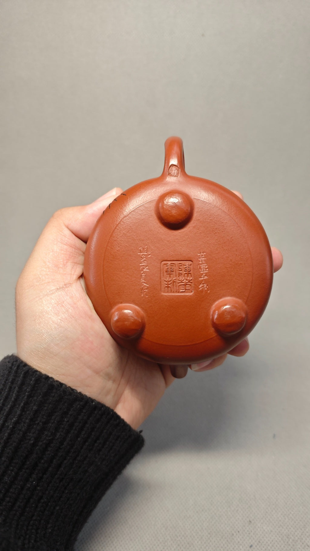 【景舟石瓢】 制壶：陈老师（国家级工艺美术师） 泥料：原矿大红袍 容量：150cc