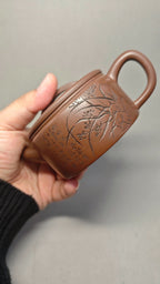 【汉瓦】 制壶：陈老师（国家级工艺美术师） 泥料：原矿紫泥 容量：210cc