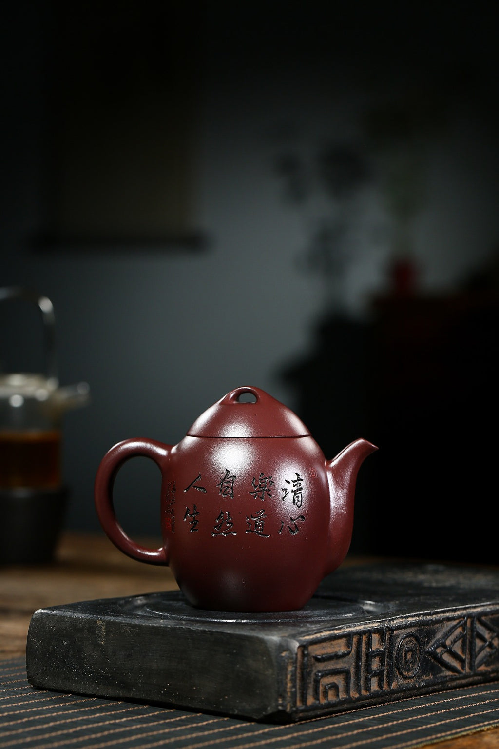 珍藏送礼级紫砂重器｜高级工艺美术师·许时娟 亲制【乐道壶】原矿优质老紫泥 360cc
