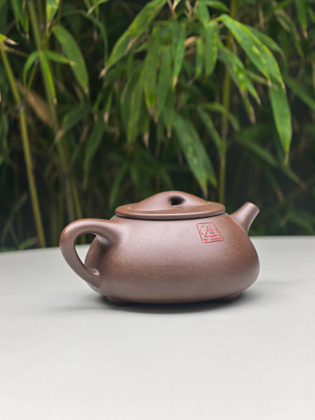 吴培林高徒王雅丽【 景舟石瓢 】珍藏级精品 原矿优质老紫泥 容量:300CC