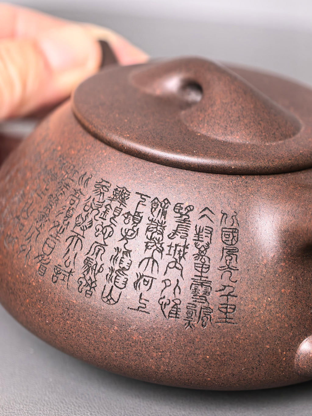 吴培林高徒王雅丽【 景舟石瓢 】珍藏级精品 原矿优质老紫泥 容量:300CC