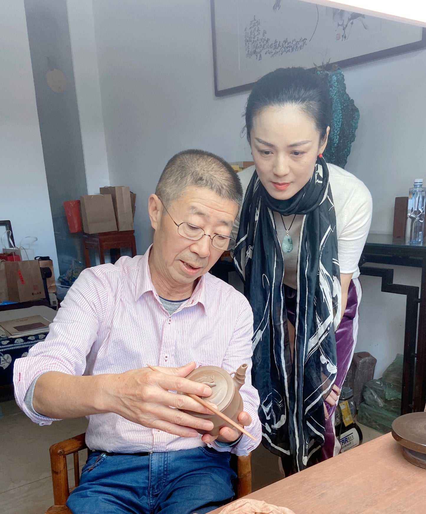 壶中观道·孤品藏世江建翔嫡传·杜益君扛鼎之作《四方高升壶》原矿极品底槽青·520cc