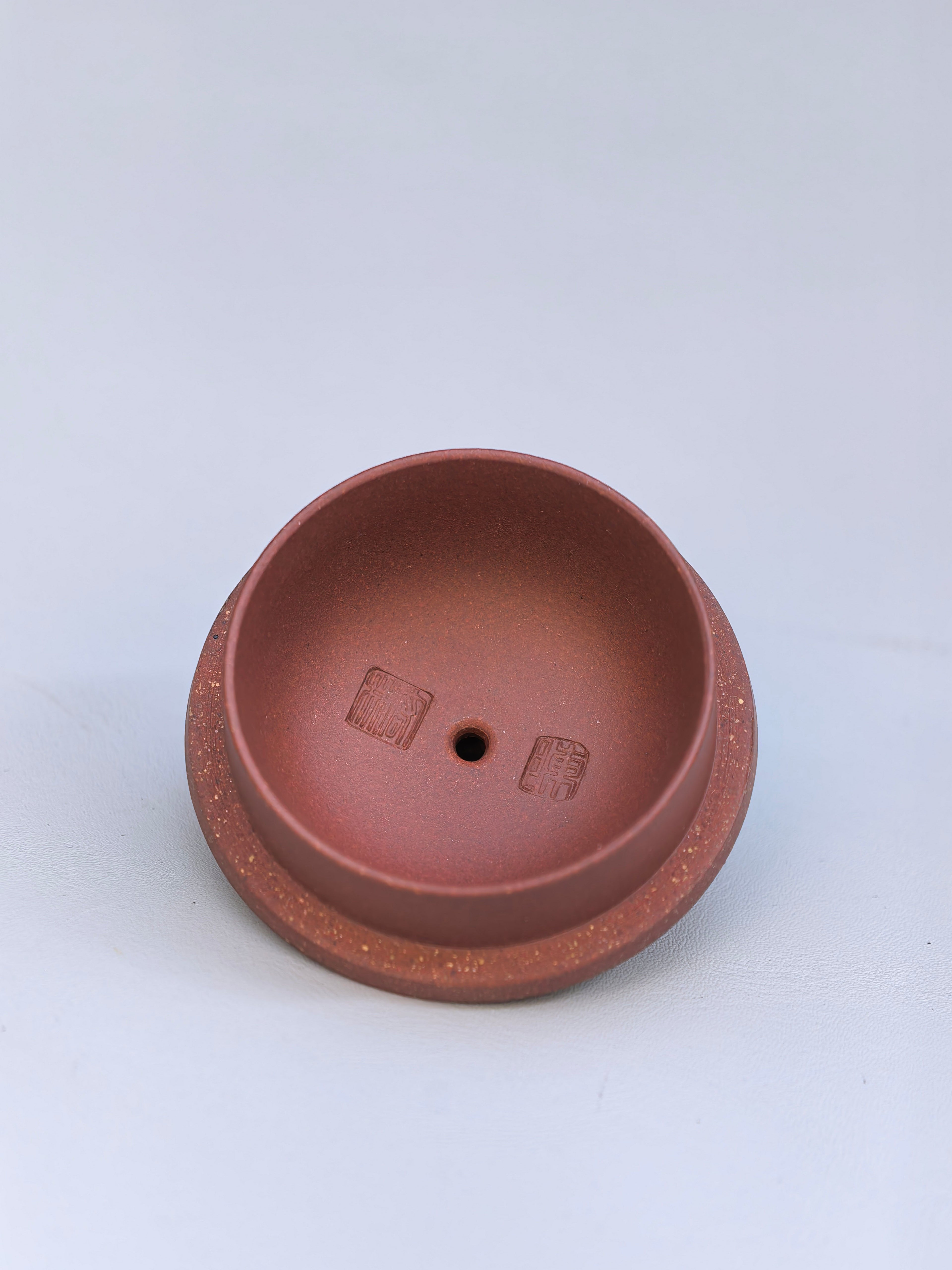 新品❤️实拍，宏林山水·冠绝紫砂｜陈宏林大师传世巅峰臻品【观心承福壶】原矿极品底槽清·480cc