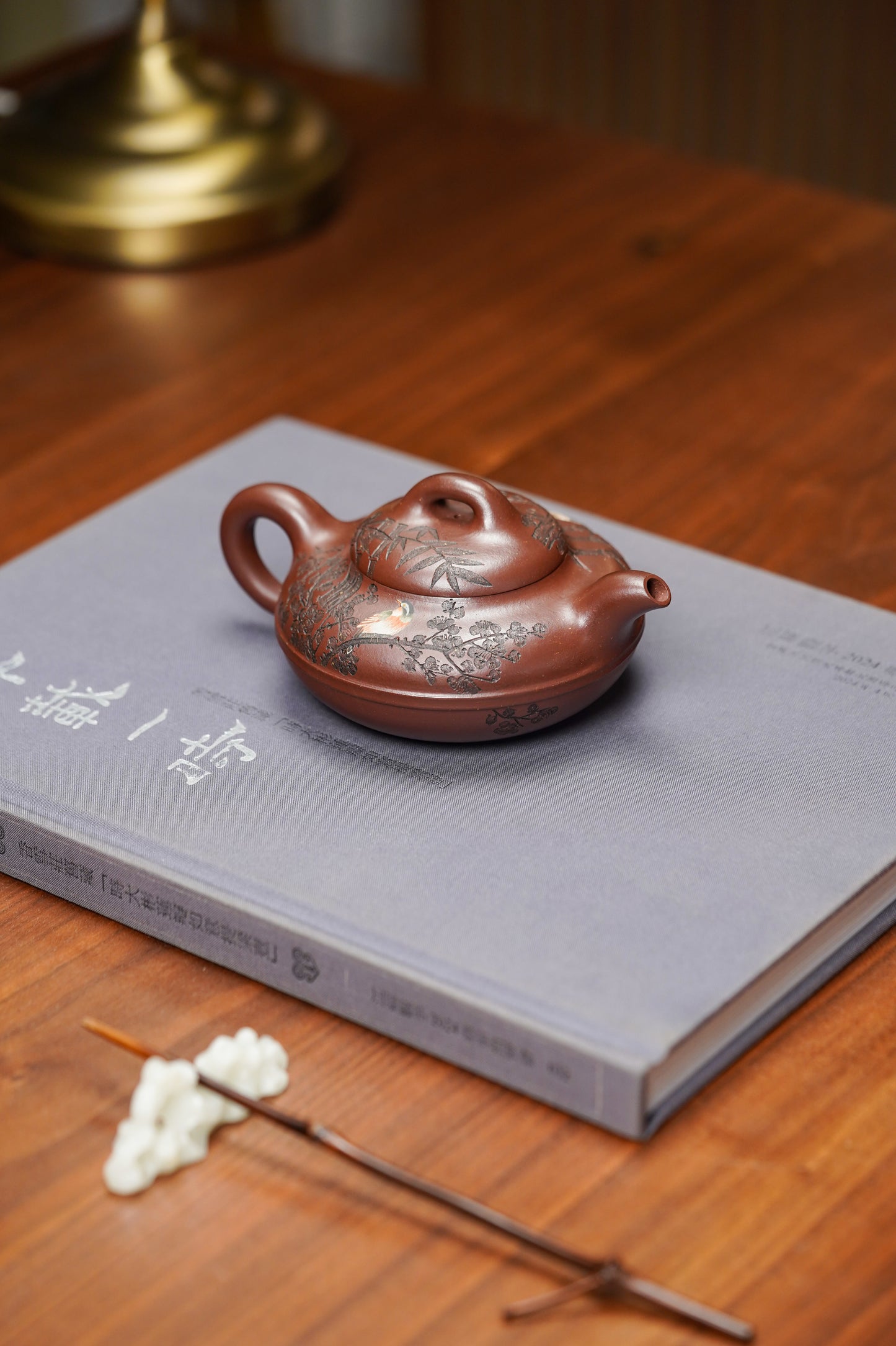 国大师李昌鸿·臻品福利🧧紫砂泰斗顾景舟传承·双国大师匠心之作【景舟线圆壶】家藏原矿极品底槽清 220cc