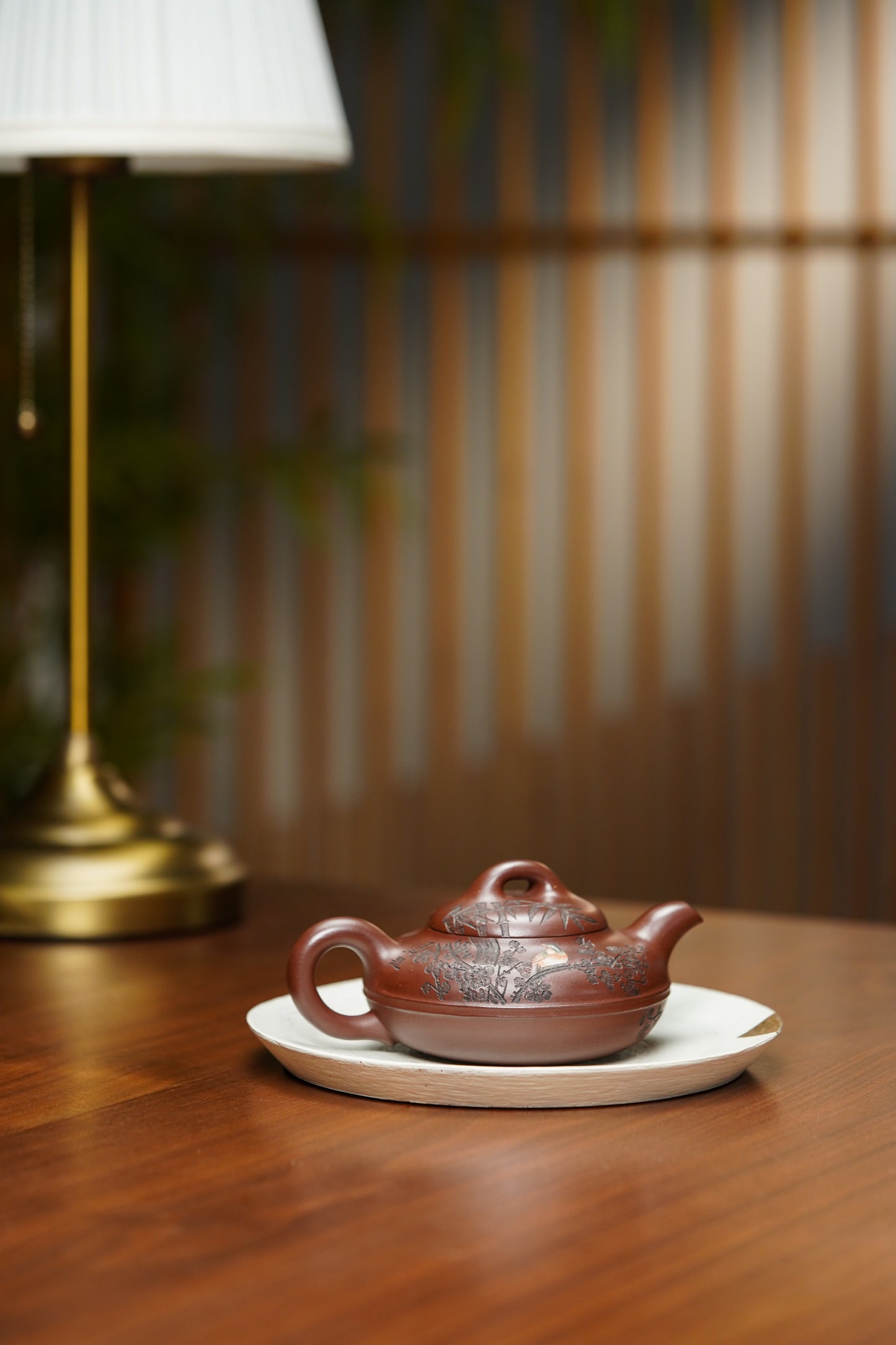 国大师李昌鸿·臻品福利🧧紫砂泰斗顾景舟传承·双国大师匠心之作【景舟线圆壶】家藏原矿极品底槽清 220cc