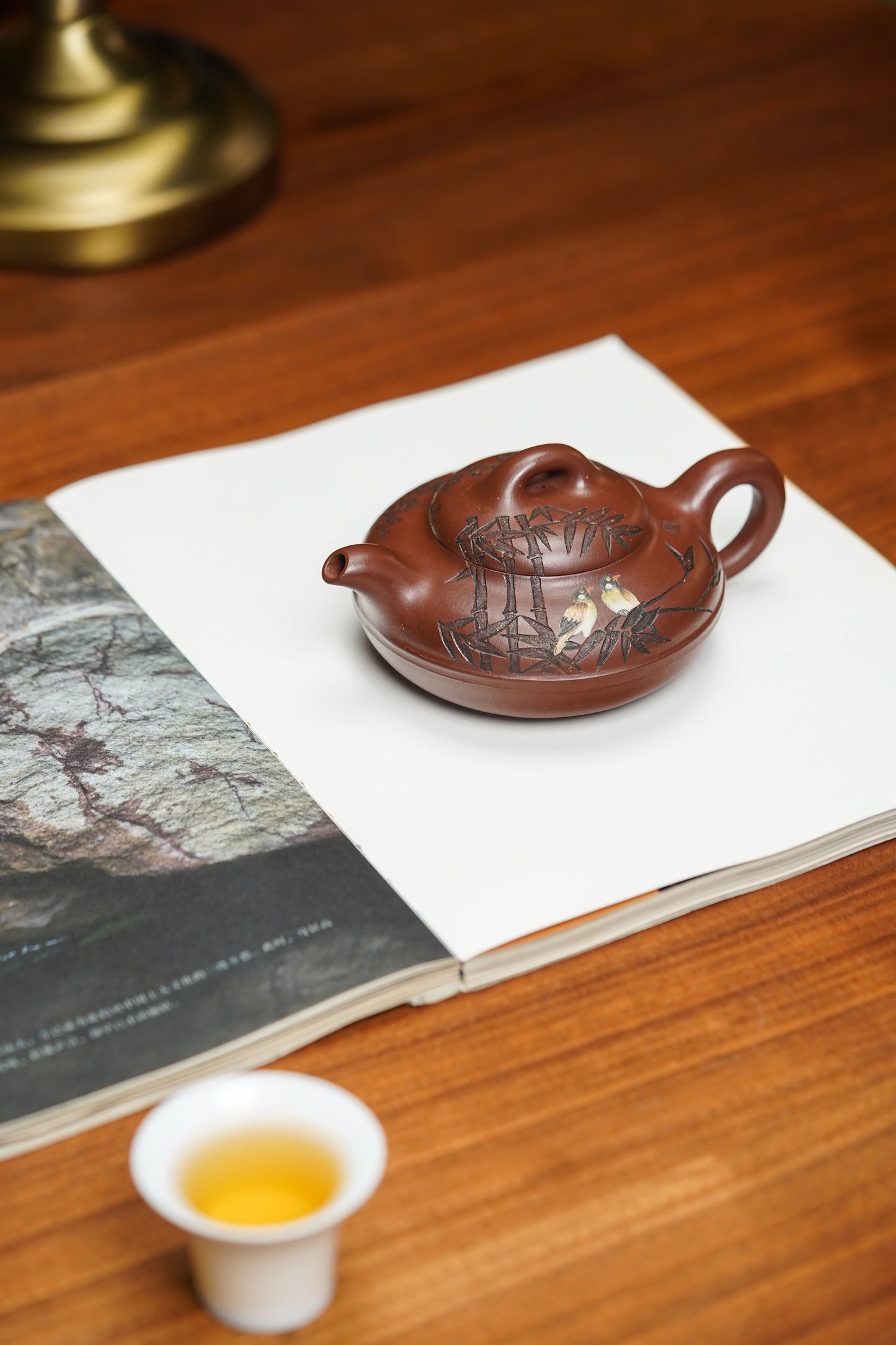 国大师李昌鸿·臻品福利🧧紫砂泰斗顾景舟传承·双国大师匠心之作【景舟线圆壶】家藏原矿极品底槽清 220cc