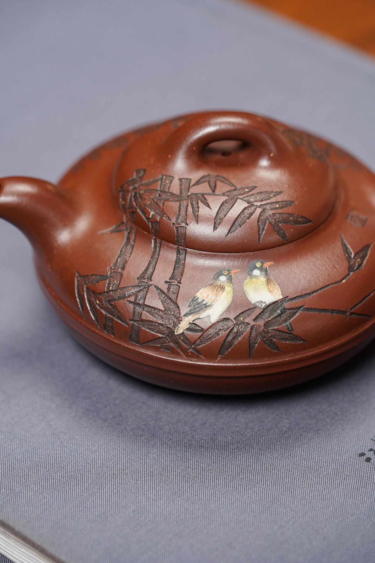 国大师李昌鸿·臻品福利🧧紫砂泰斗顾景舟传承·双国大师匠心之作【景舟线圆壶】家藏原矿极品底槽清 220cc