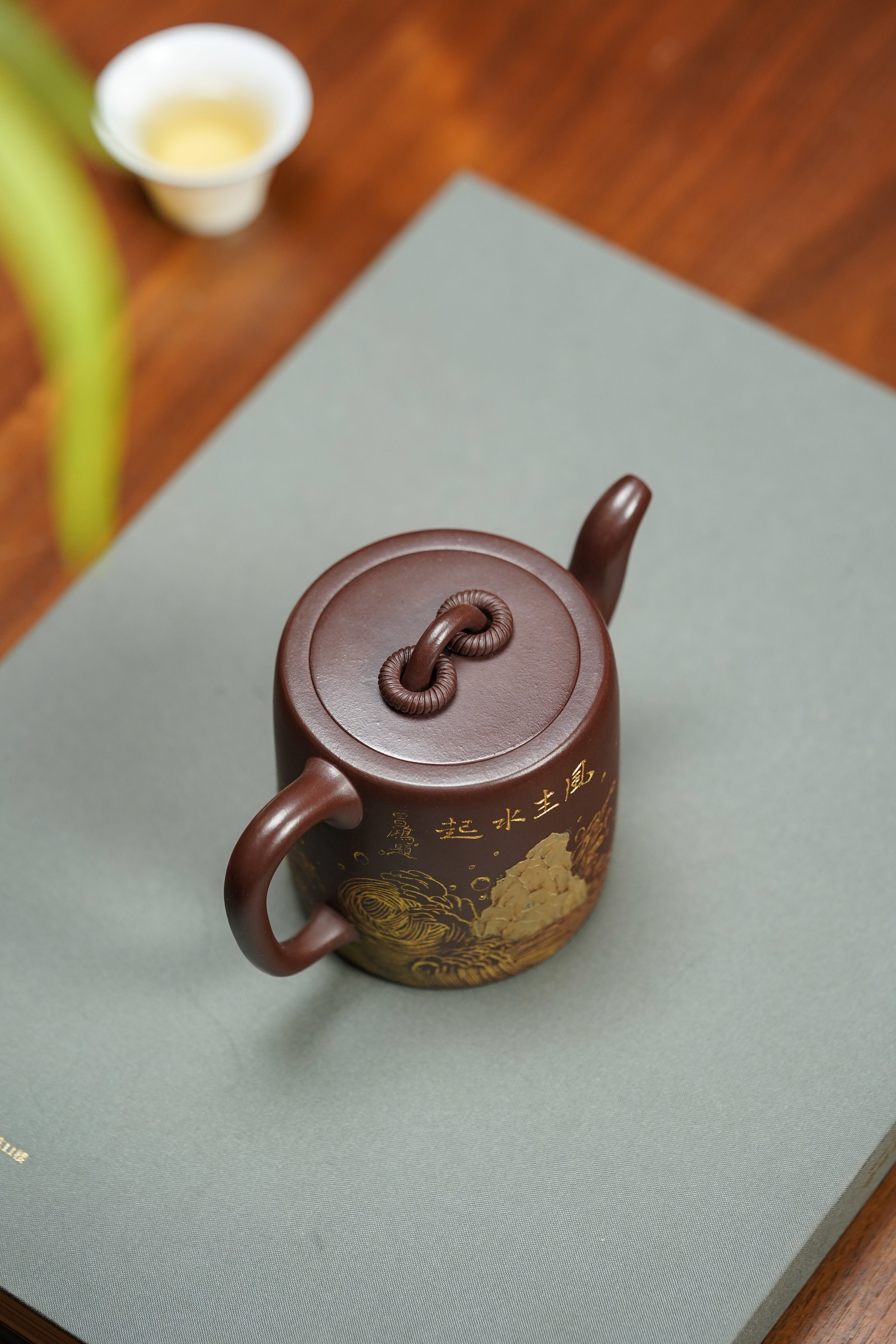 国大师李昌鸿·臻品福利🧧紫砂泰斗顾景舟传承·双国大师匠心之作【景舟双圈壶】家藏原矿极品紫茄泥·280cc