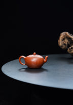 禅意心经·一器传世｜郑求标大师心经至尊藏品·双心经《一粒珠壶》原矿极品粗砂朱泥·200cc