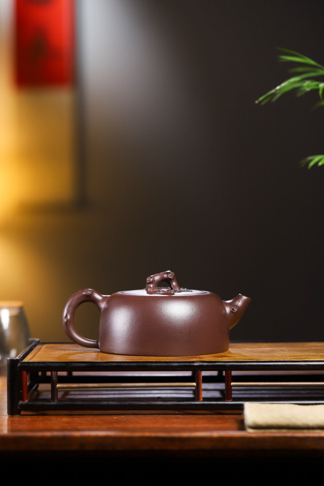 珍藏送礼级紫砂重器｜高级工艺美术师·许时娟 亲制【天际壶】原矿极品老紫泥 400cc