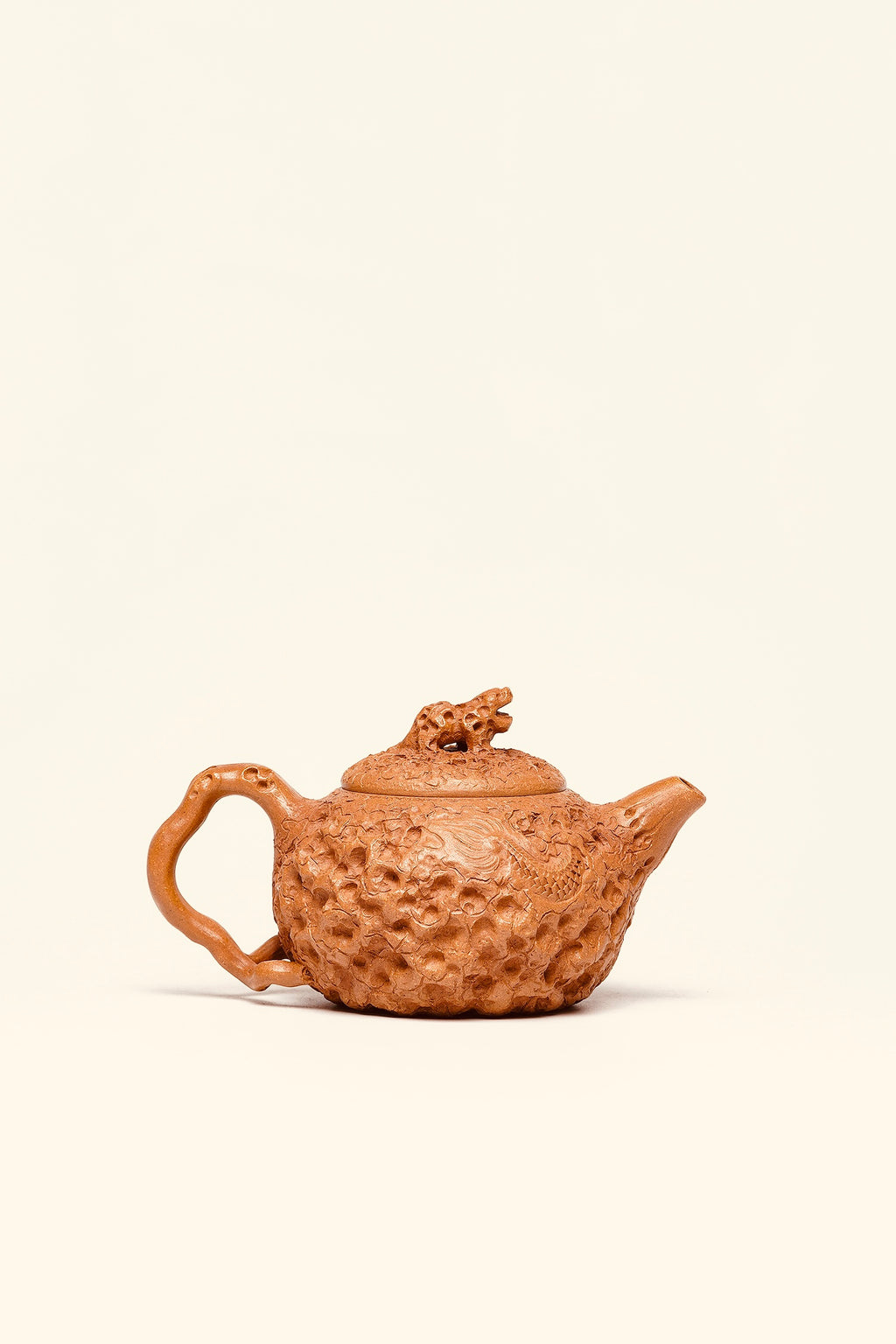 范泽锋嫡传·省大师邱爽紫砂潜力重器【卧虎藏龙供春壶】原矿极品黄金段泥·260cc