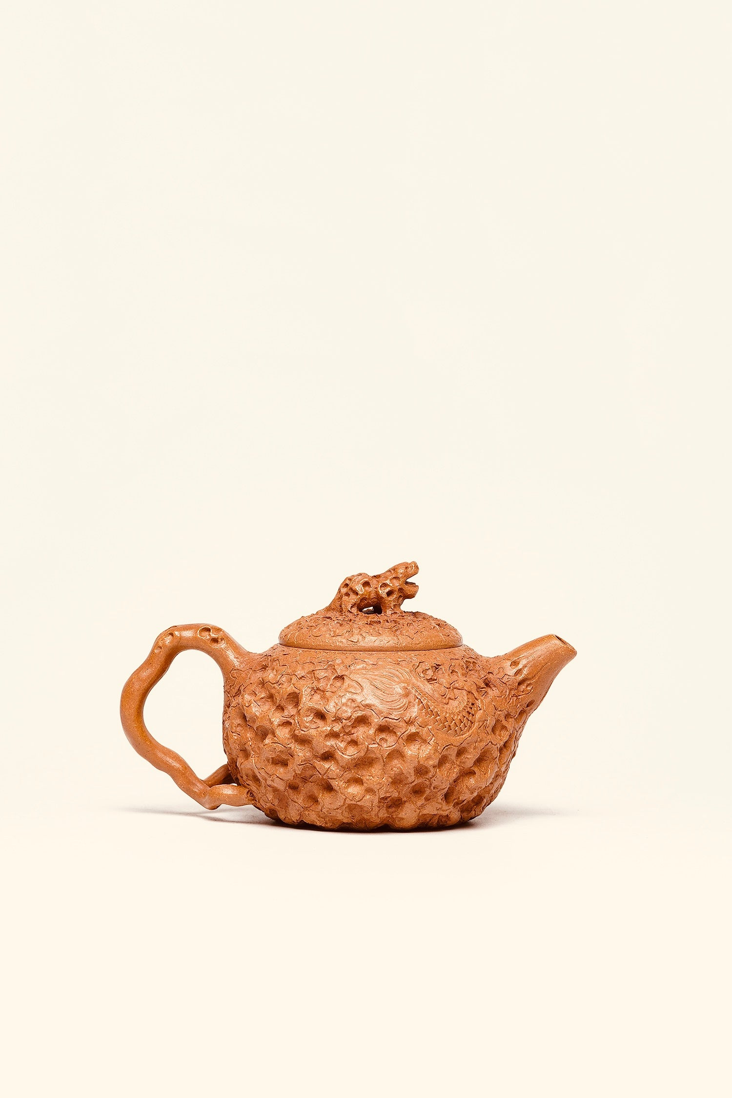 范泽锋嫡传·省大师邱爽紫砂潜力重器【卧虎藏龙供春壶】原矿极品黄金段泥·260cc