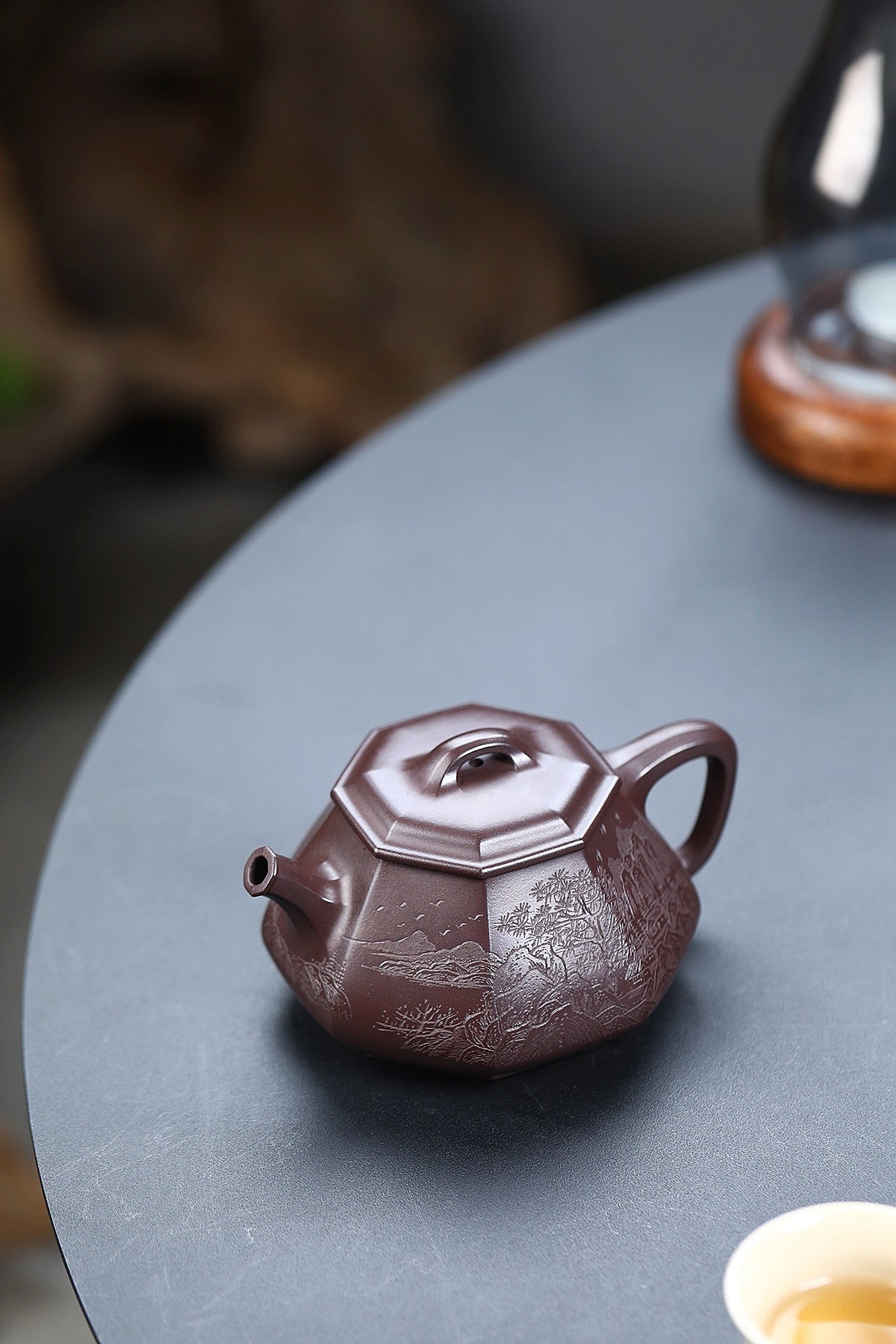 耿浩·方器臻藏&nbsp; 紫砂界80后扛鼎之作·著名方器巨匠·耿浩制《浩瓢壶》原矿极品老紫泥·260cc