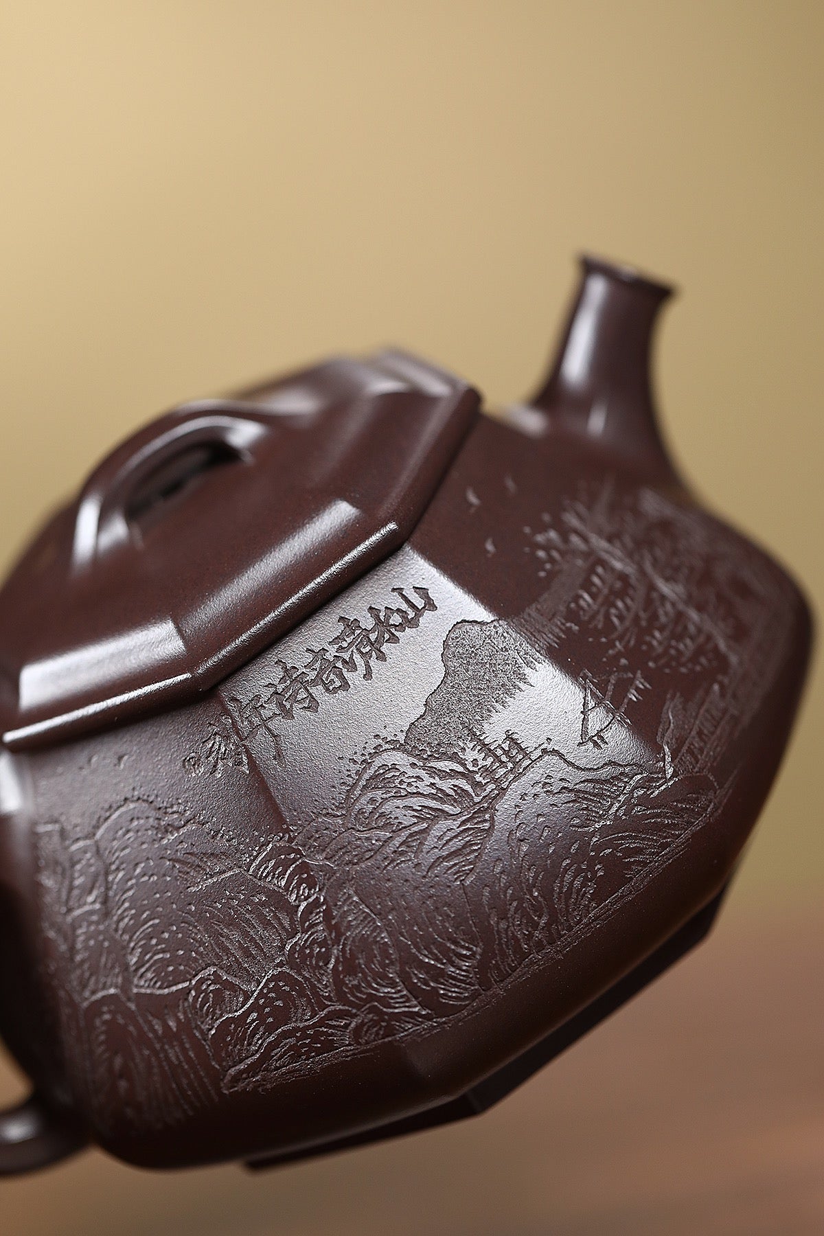 耿浩·方器臻藏&nbsp; 紫砂界80后扛鼎之作·著名方器巨匠·耿浩制《浩瓢壶》原矿极品老紫泥·260cc