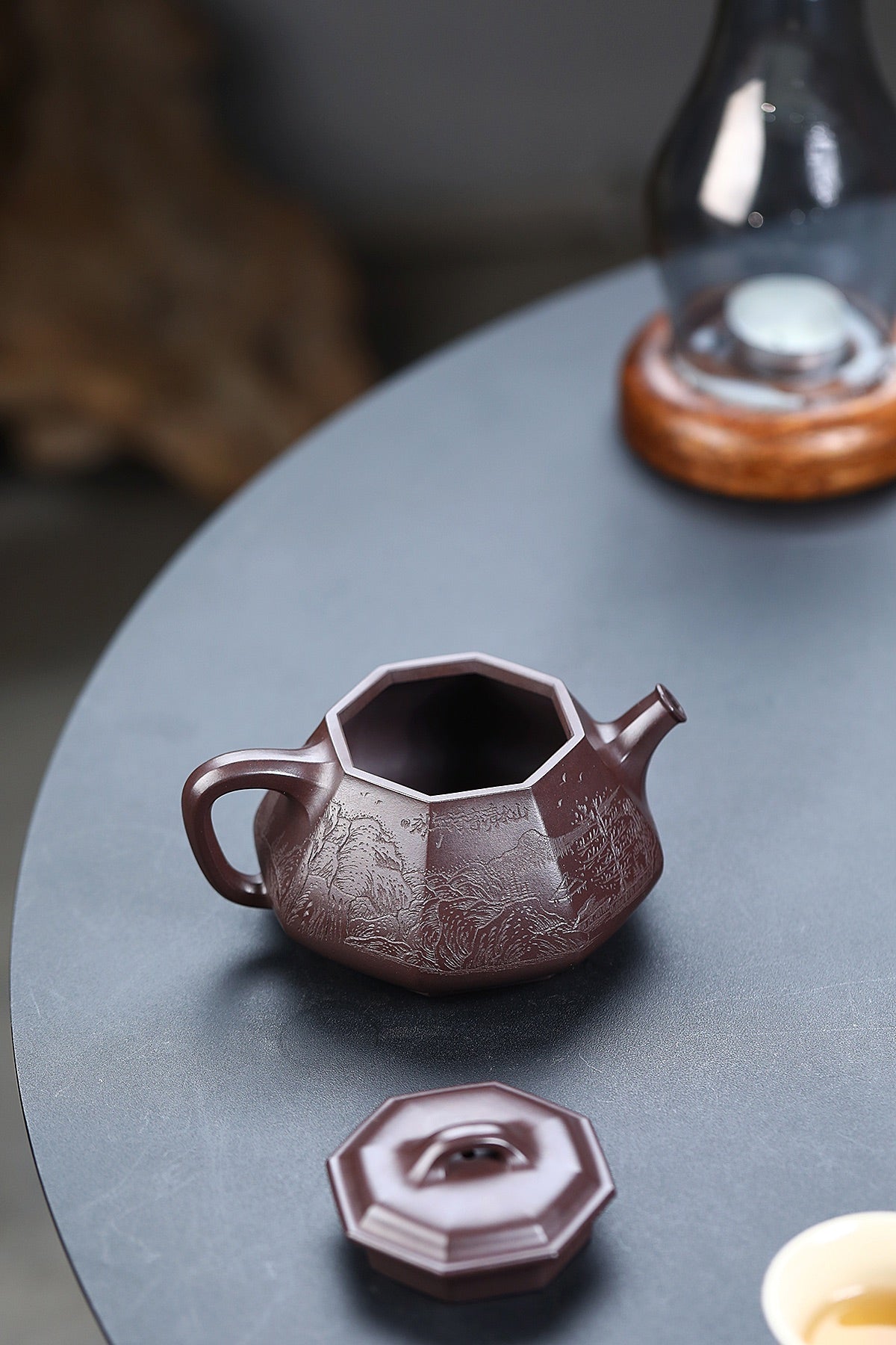 耿浩·方器臻藏&nbsp; 紫砂界80后扛鼎之作·著名方器巨匠·耿浩制《浩瓢壶》原矿极品老紫泥·260cc