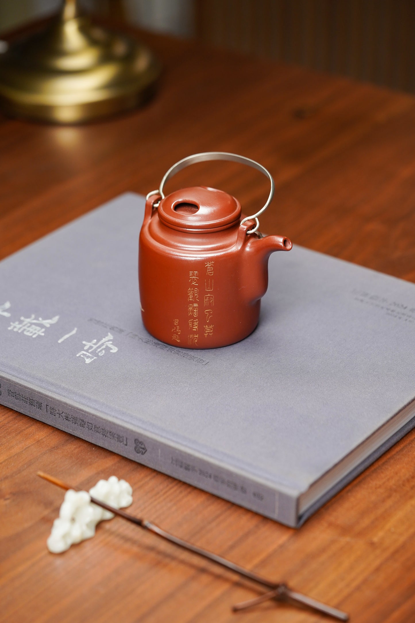 国大师李昌鸿·臻品福利🧧紫砂泰斗顾景舟传承·双国大师匠心之作【景舟牛盖洋桶壶】家藏原矿极品红皮龙·280cc