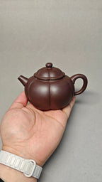 证书全配套 【海棠】  制壶：焦亚强   (国家级工艺美术师) 泥料：原矿紫茄泥 容量：240cc  孔数：7孔