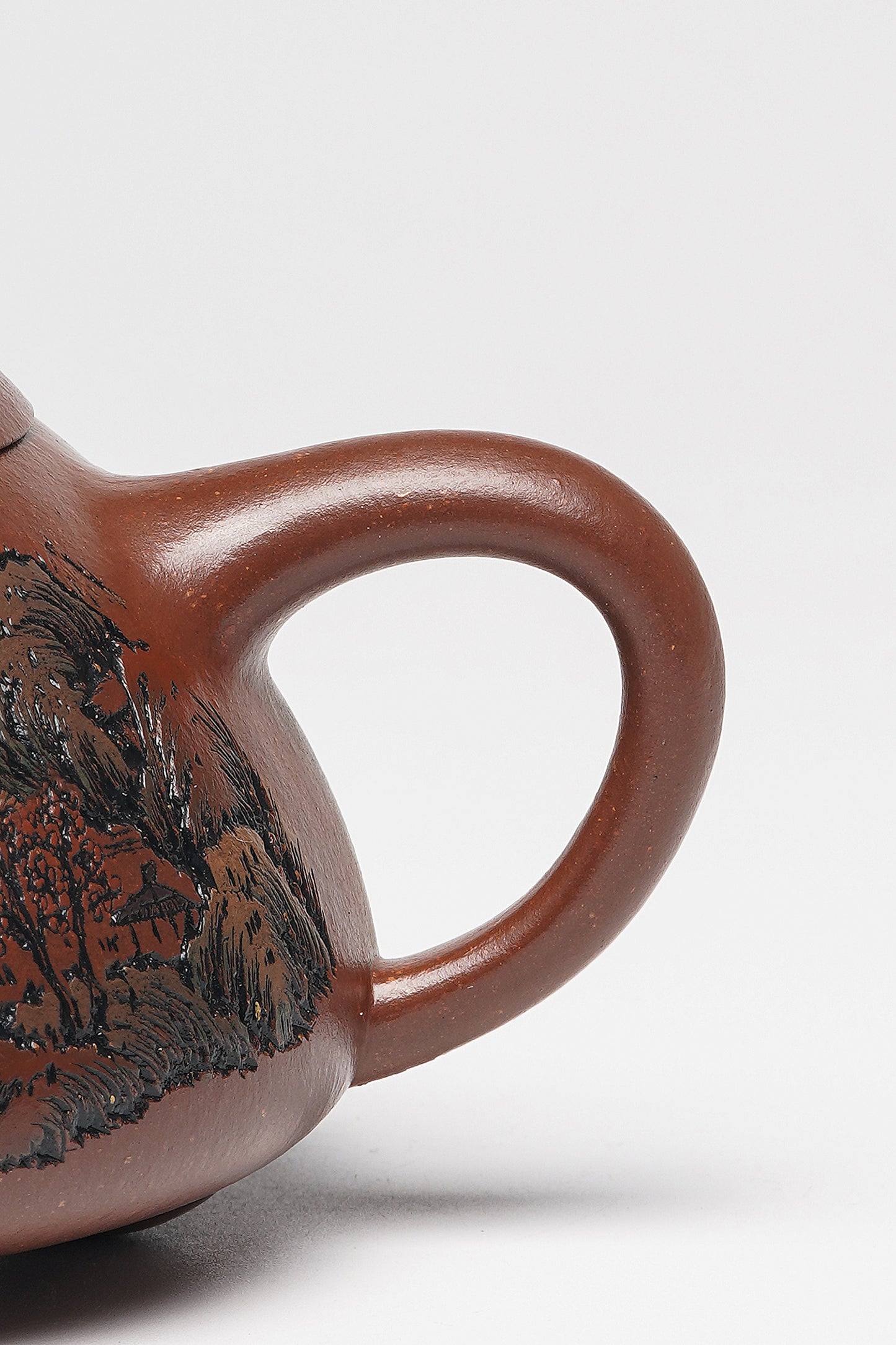 江山入壶·彩刻之巅 李峰大师恭王府馆藏臻品《石瓢壶》原矿极品底槽清 200cc