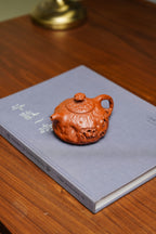 紫砂非遗花器泰斗·蒋蓉唯一嫡传｜蒋艺华亲制臻品【供春壶】原矿极品朱泥·220cc