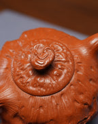 紫砂非遗花器泰斗·蒋蓉唯一嫡传｜蒋艺华亲制臻品【供春壶】原矿极品朱泥·220cc