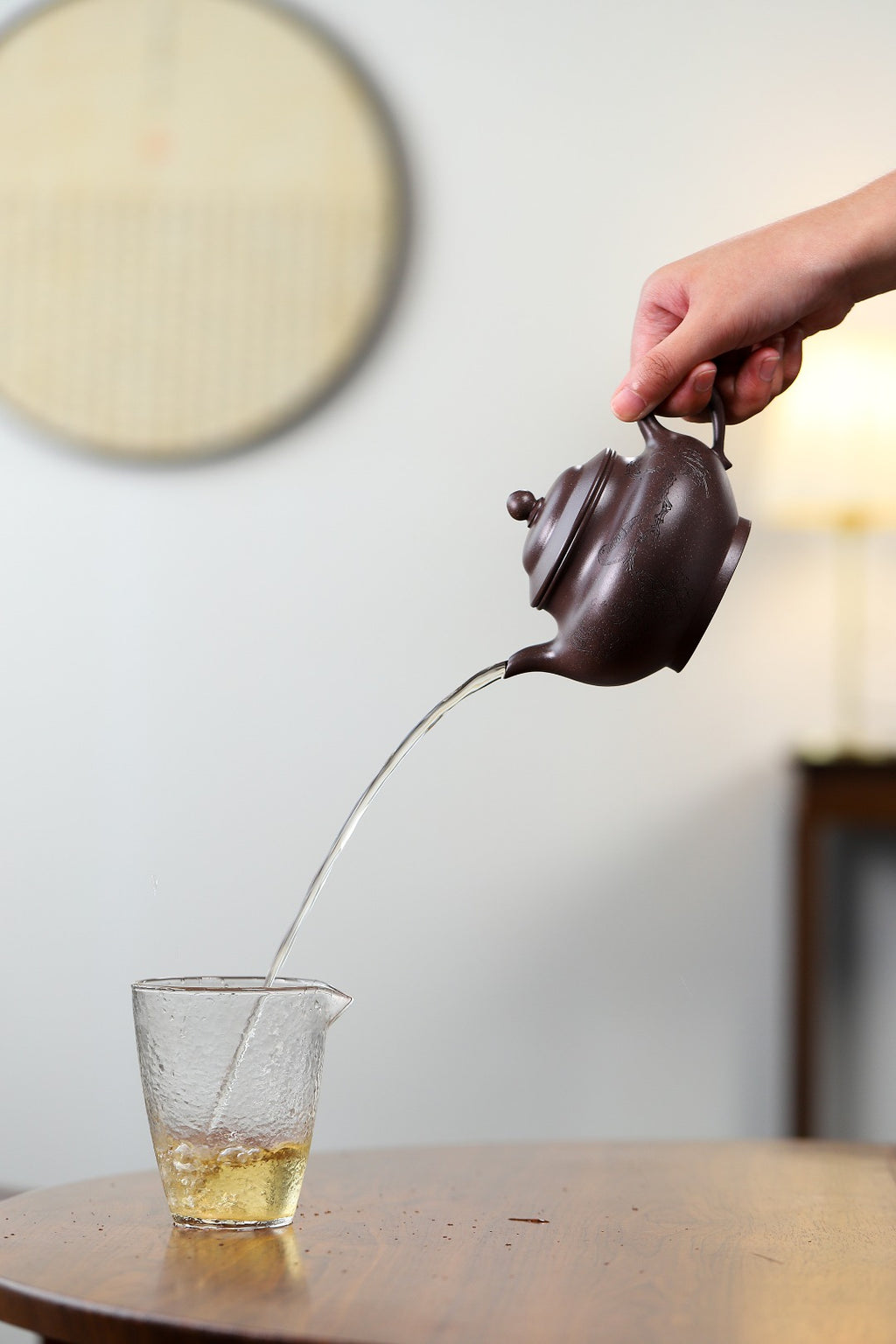 珍藏送礼级紫砂重器｜高级工艺美术师·许时娟 亲制【鸟语花香壶】原矿天青泥· 300cc