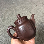 珍藏送礼级紫砂重器｜高级工艺美术师·许时娟 亲制【瑞气盈门壶】原矿优质老紫泥· 300cc