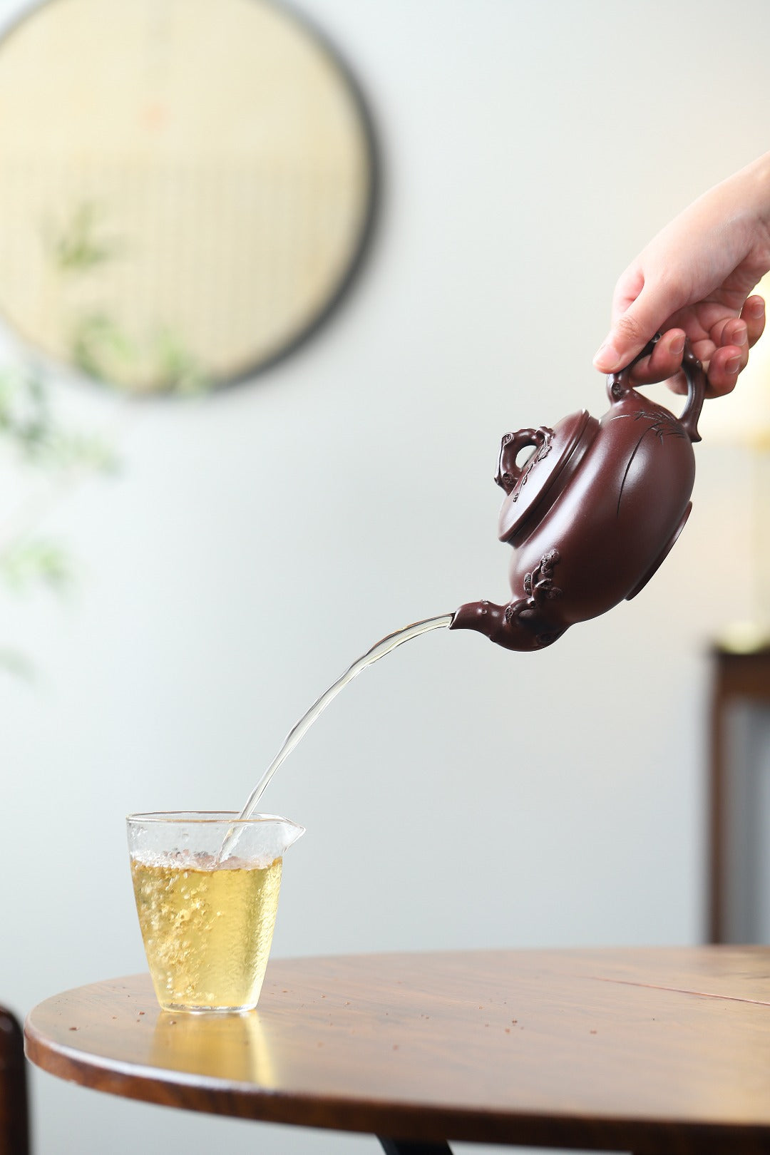 珍藏送礼级紫砂重器｜高级工艺美术师·许时娟 亲制【岁寒三友壶】原矿优质老紫泥· 540cc