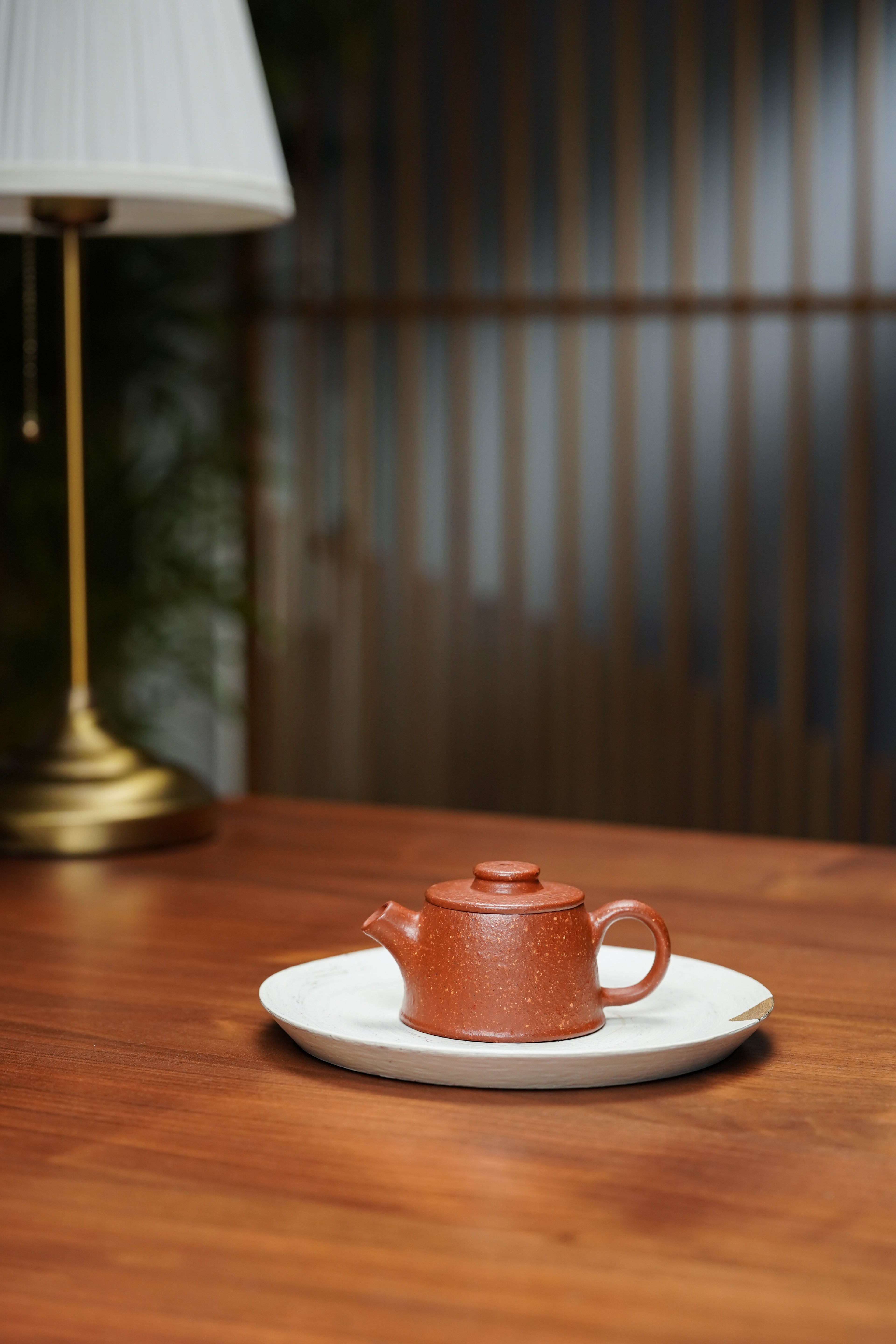 范泽锋嫡传·省大师邱爽紫砂潜力重器【汉瓦壶】原矿极品降坡泥·100cc（小品）